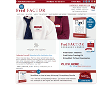 Tablet Screenshot of fredfactor.com
